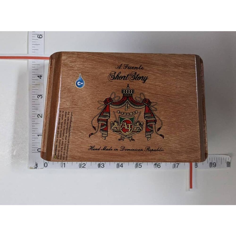 Empty Cigar box for Crafts Storage Purse Making Guitars Juggling Trinkets Herb